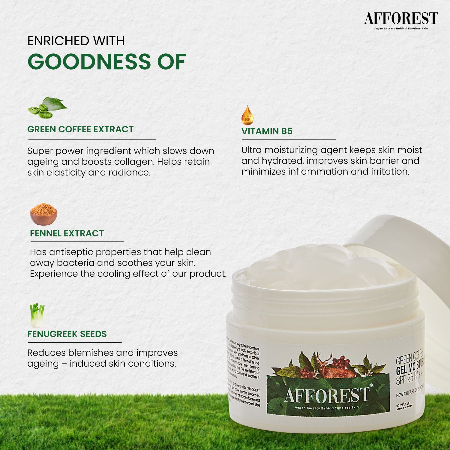 Green Coffee Gel Moisturizer SPF 25PA +++