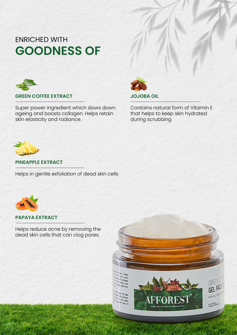 Green Coffee Gel Face Scrub